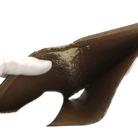 941125T Louis Vuitton Wallet Porte Monnaie Billets Viennois Brown Monogram - Picture 7 of 9